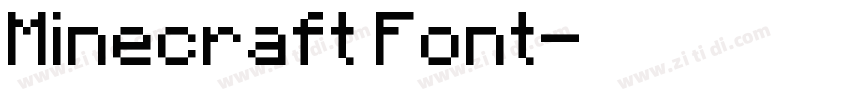 Minecraft Font字体转换